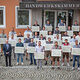 Gruppenfoto der Installateur- u. Heizungsbauer bei der Meisterbriefübergabe in Passau.