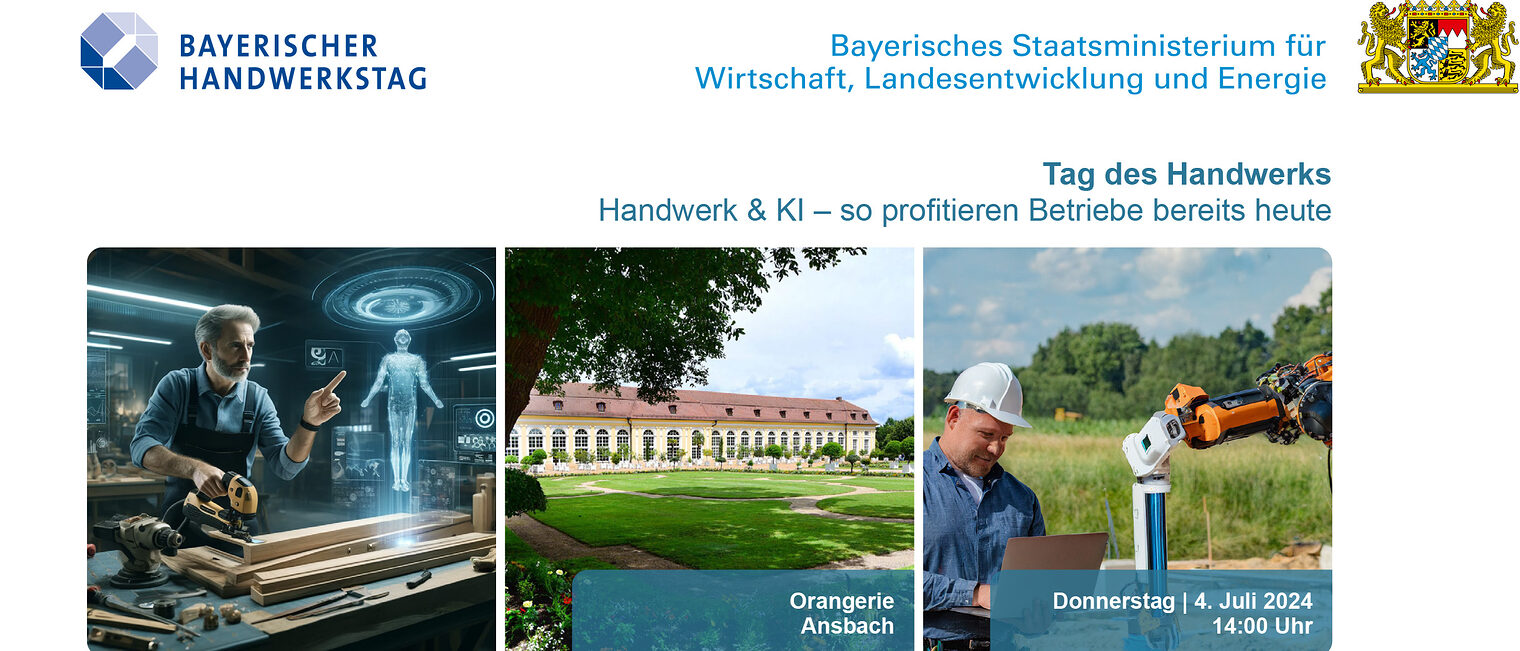 Einladung zum "Bayerischen Tag des Handwerks 2024"